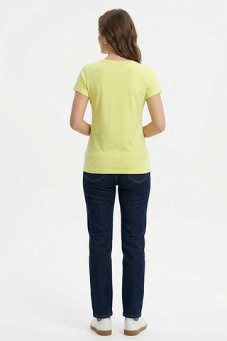 Basic V-Neck T-Shirt For Women