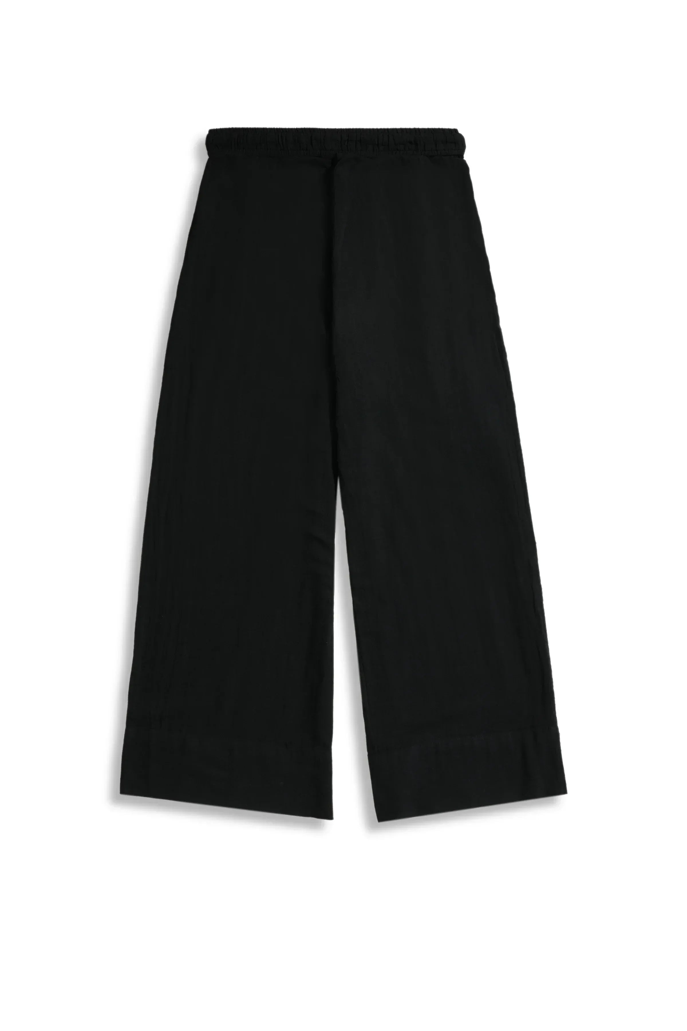 Wide Leg Solid Trouser For Women - Black - Intermix - MEME