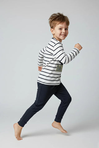 Striped Long Sleeve T-Shirt For Baby Boy