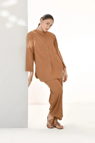 CO ORD Set for Women - Pale Copper - MEME