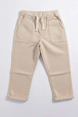 Drawstring Pocket Pants For Baby Boy