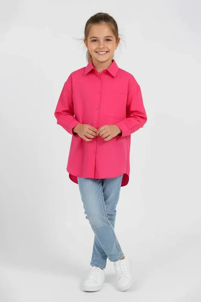 Solid Shirt For Girl