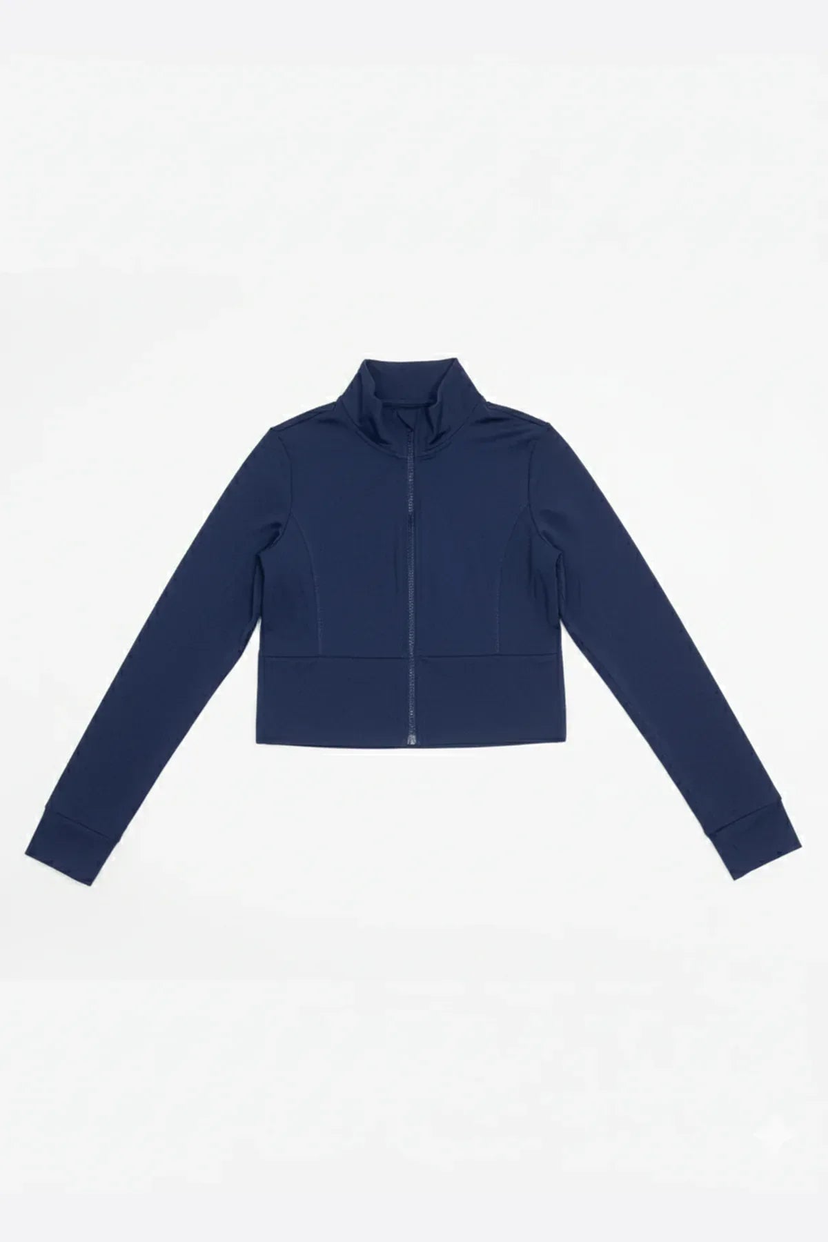 Zip-Up Activewear Jacket For Women - Navy - MEME