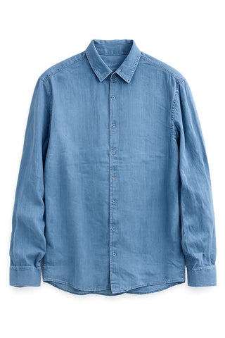 Denim Button Down Shirt For Men