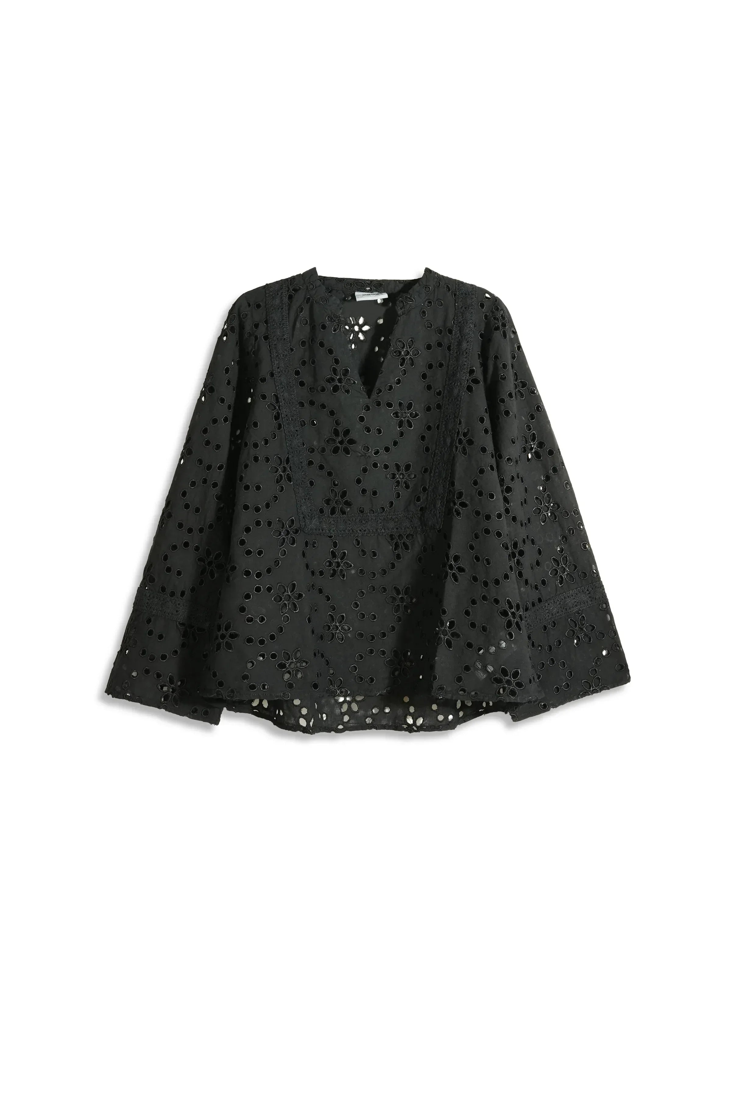 Embroidered Shirt for Women - Black - MEME