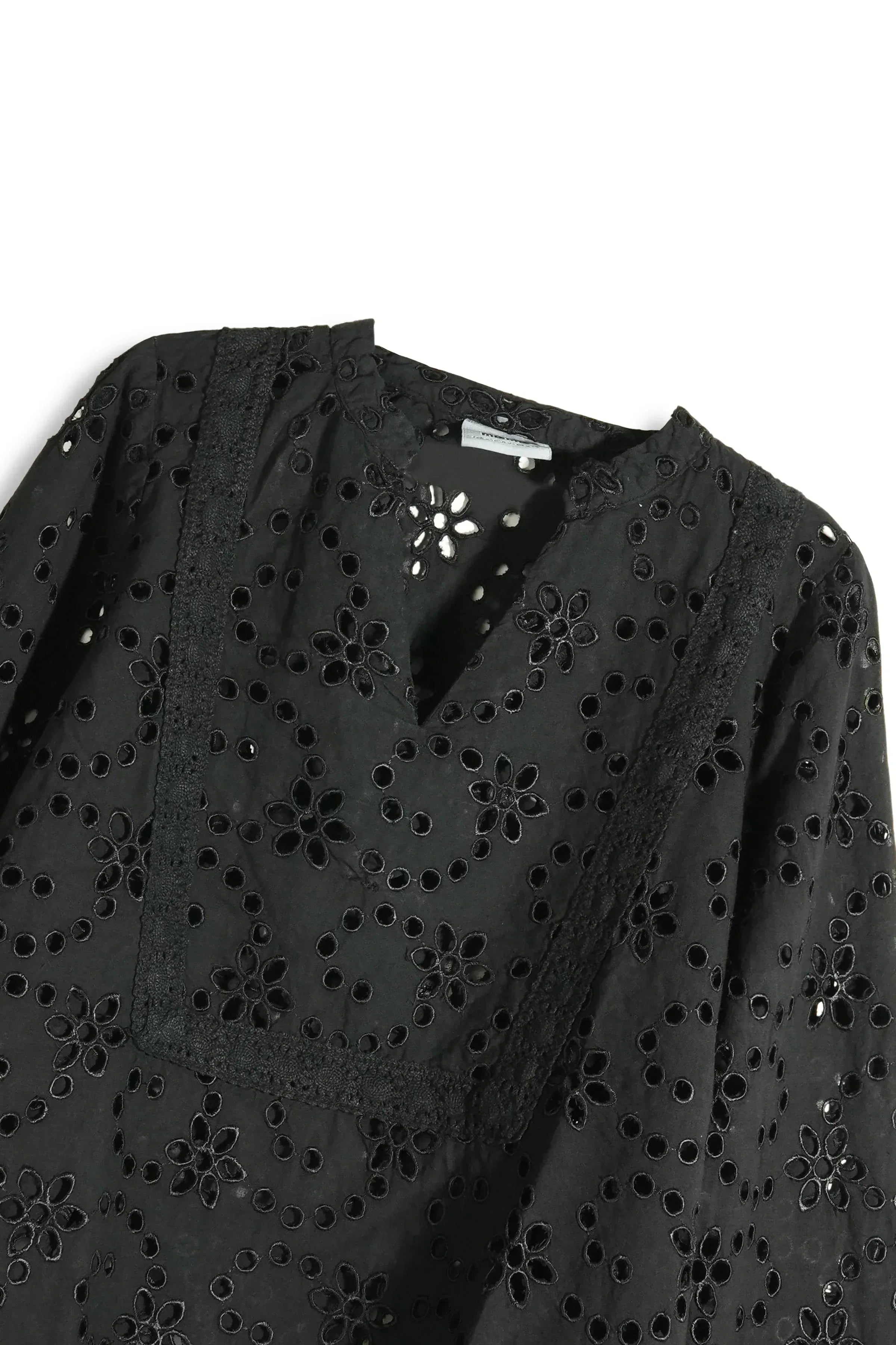 Embroidered Shirt for Women - Black - MEME