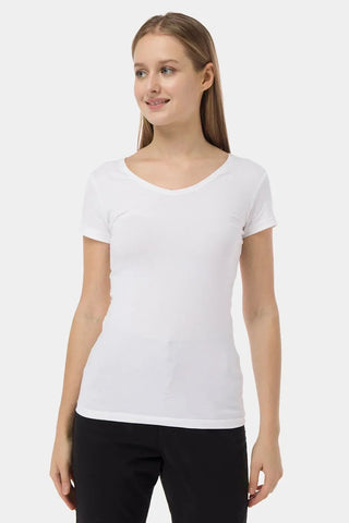 Solid T-Shirt For Women