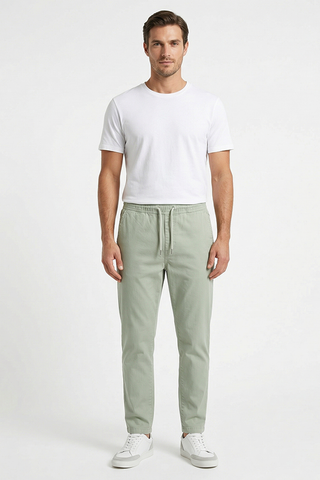 Drawstring Straight Fit Pants For Men