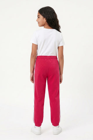 JOGGER TROUSERS WITH PIPING DETAIL FOR GIRLS