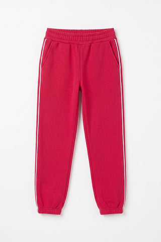 JOGGER TROUSERS WITH PIPING DETAIL FOR GIRLS