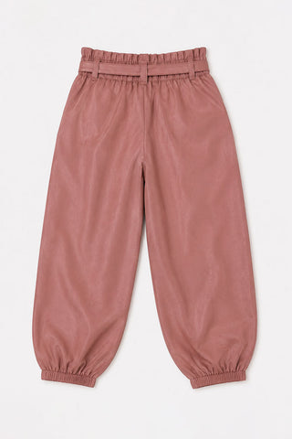 ELASTICATED WAISTBAND PANTS FOR GIRLS