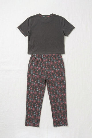 Printed Pj Set For Women