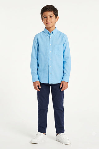 Button-Down Long-Sleeve Shirt for Boys
