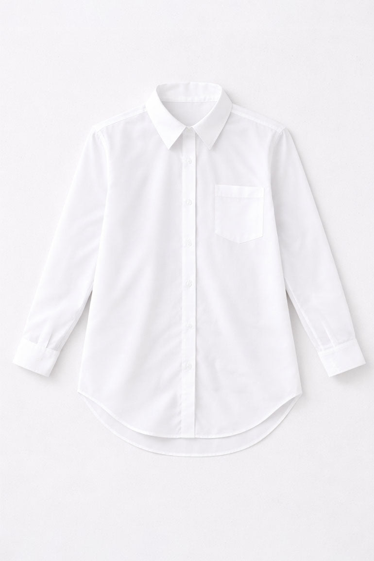 Button Down Shirt With Pocket For Girl