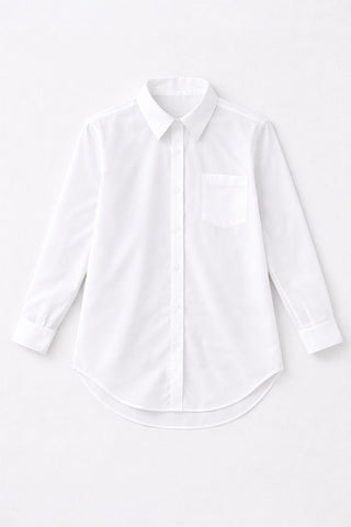 Button Down Shirt With Pocket For Girl