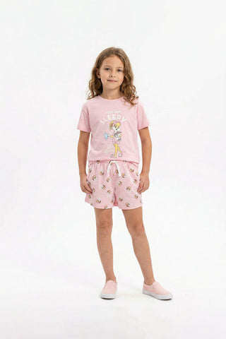 CHARACTER GRAPHIC CO-ORD SET FOR GIRLS