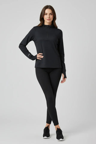 Half-Zip Activewear Top For Women