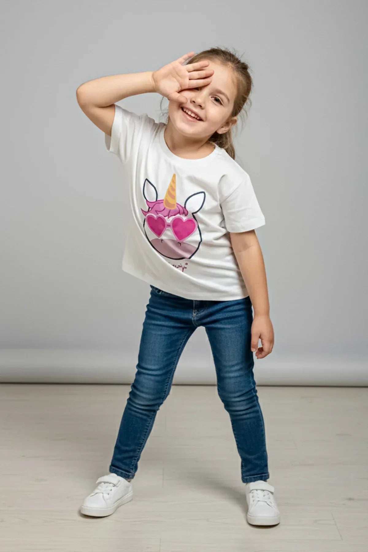 Emoji Printed T-Shirt For Baby Girl
