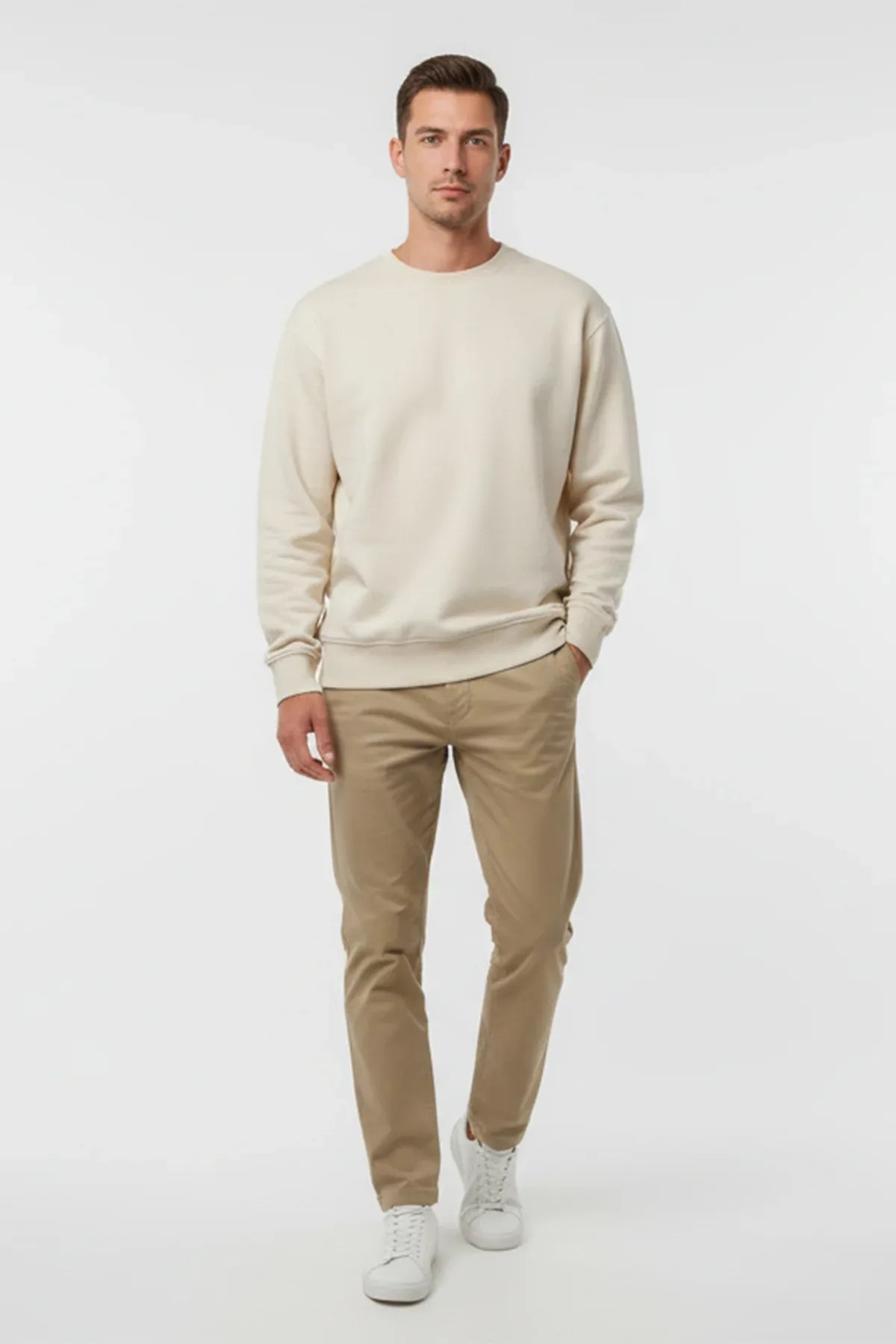 Sweatshirt For Men - White