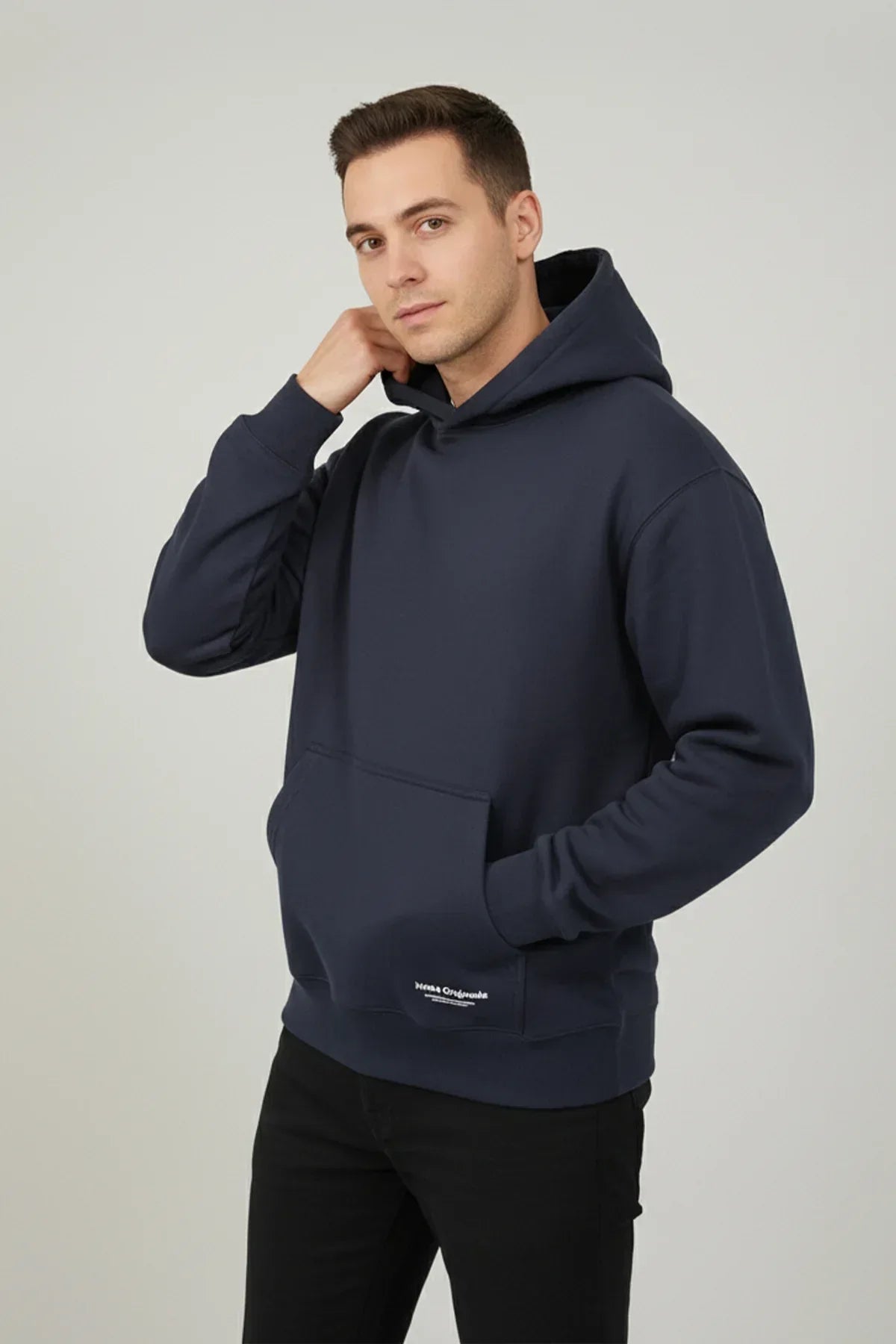 Hoodie For Men- Blue Wing Teal