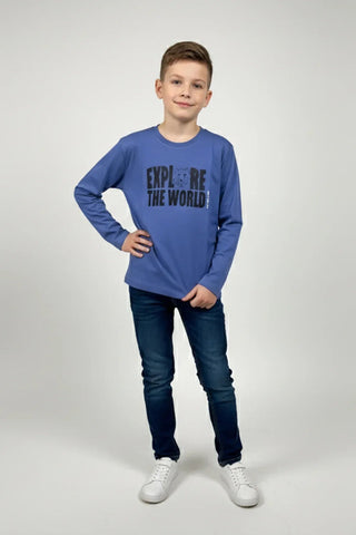 Long Sleeve Graphic T-Shirt For Boy