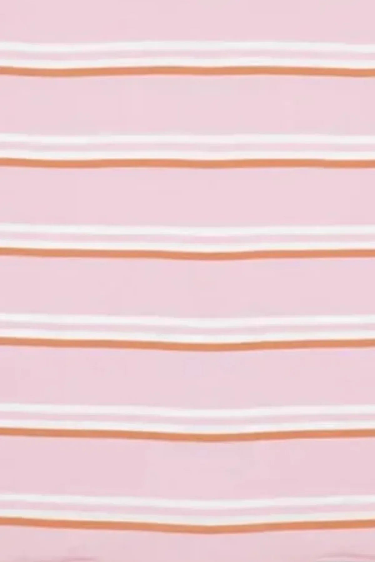 Stripe T-Shirt For Women - Coral Gold - MEME