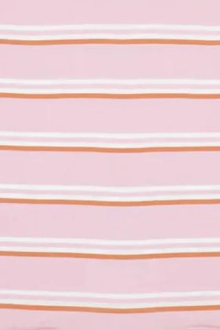 Stripe T-Shirt For Women - Coral Gold - MEME