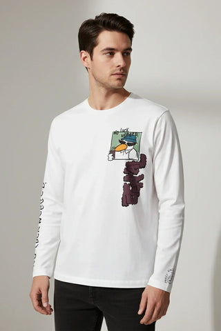 Printed Long Seleeve T-Shirt For Men