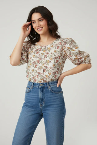 Floral Print Top For Women