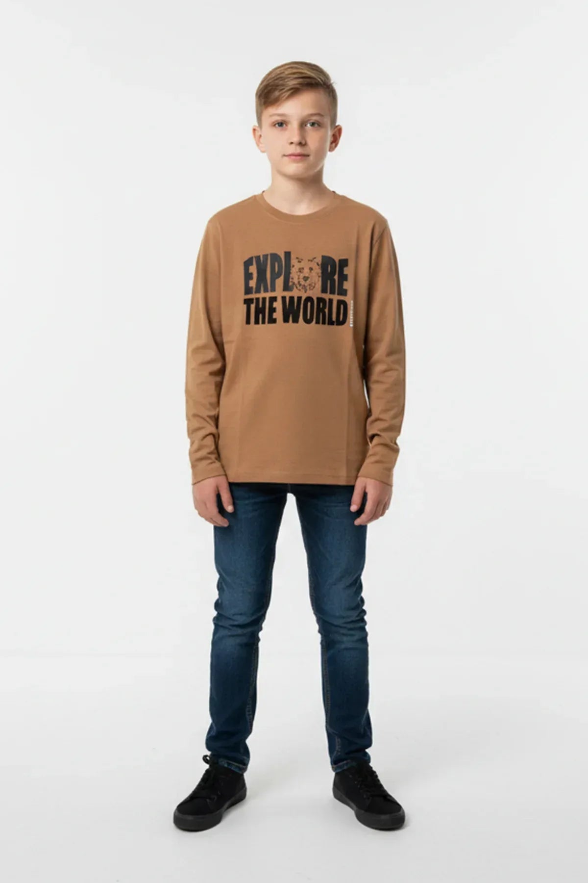 Long Sleeve Graphic T-Shirt For Boy