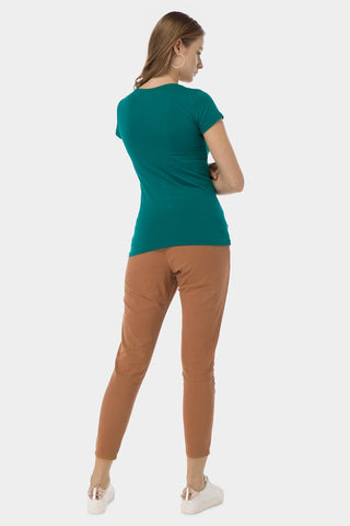 Solid T-Shirt For Women