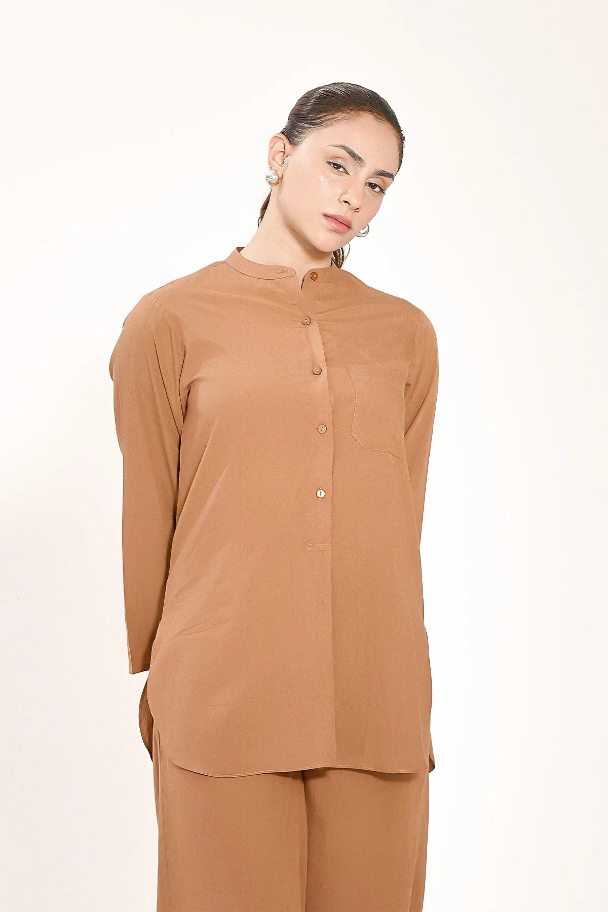 CO ORD Set for Women - Pale Copper - MEME