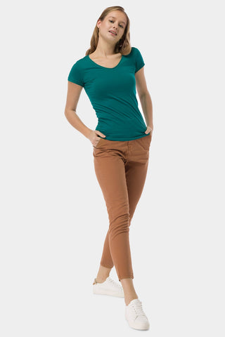 Solid T-Shirt For Women