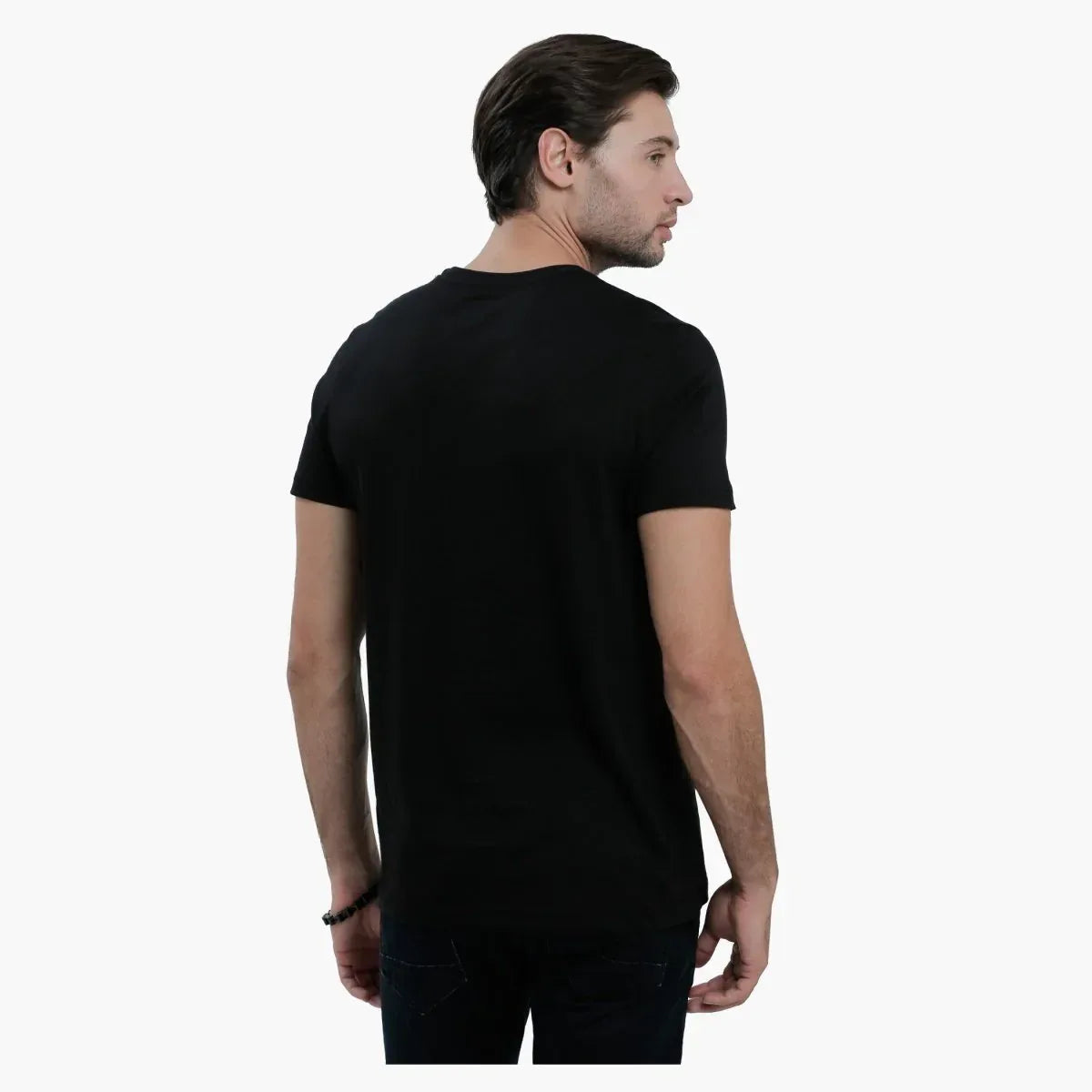Solid T-Shirt For Men - Black