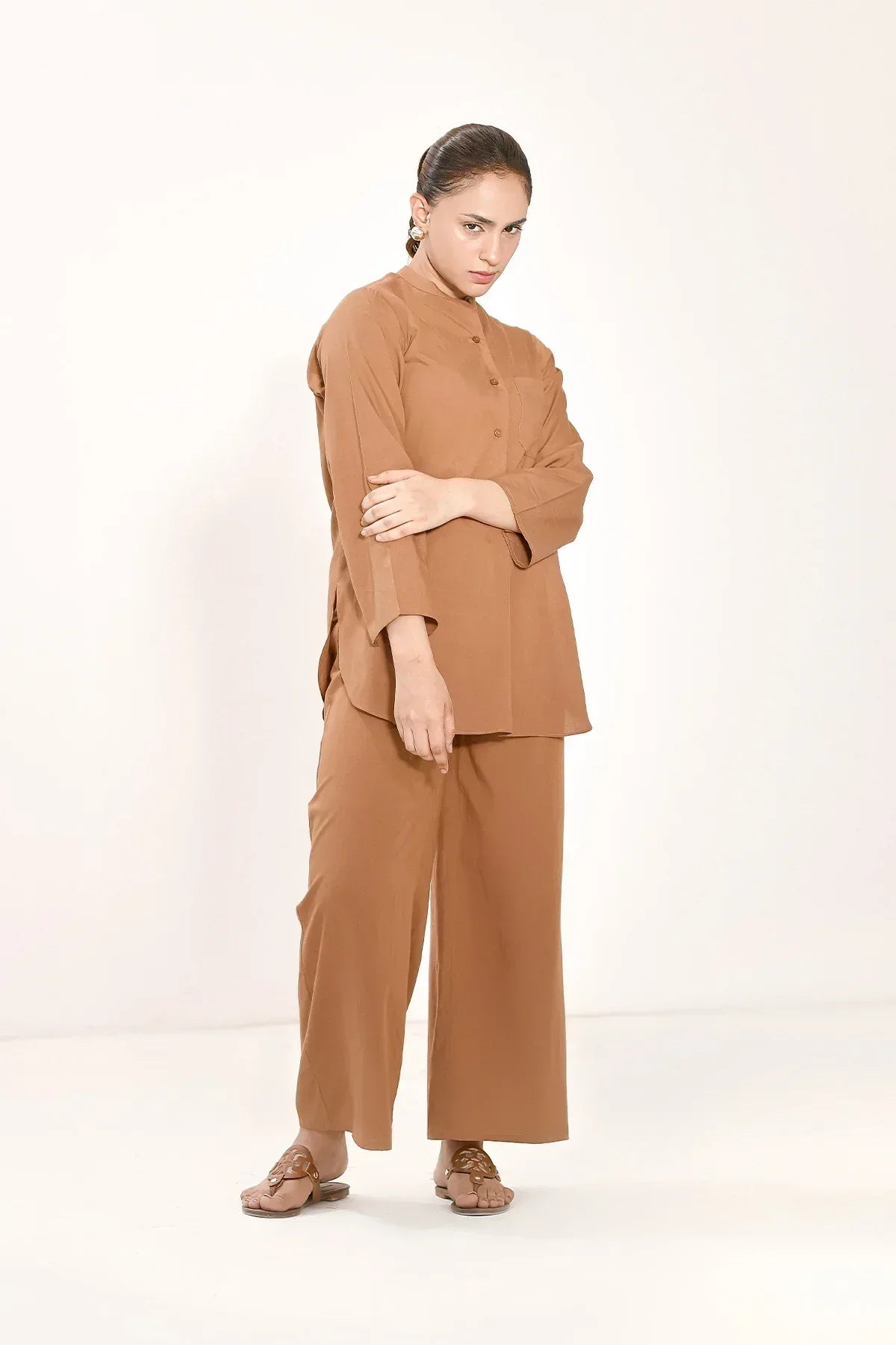 CO ORD Set for Women - Pale Copper - MEME