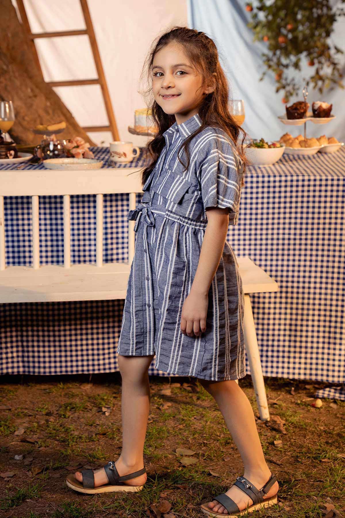 striped Dress For Girl