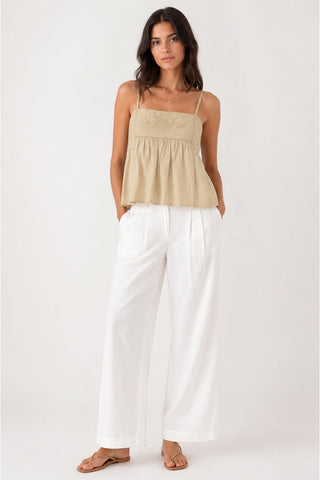 EMBROIDERED TANK TOP FOR WOMEN