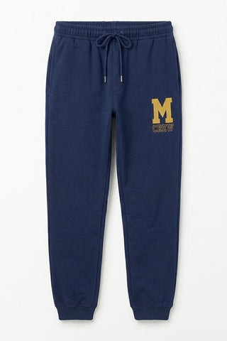 EMBROIDERED JOGGER TROUSERS FOR MEN
