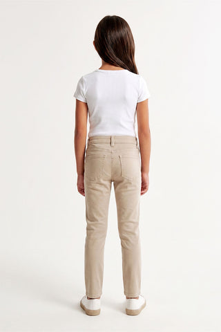 Slim Fit Cotton Pant For Girl