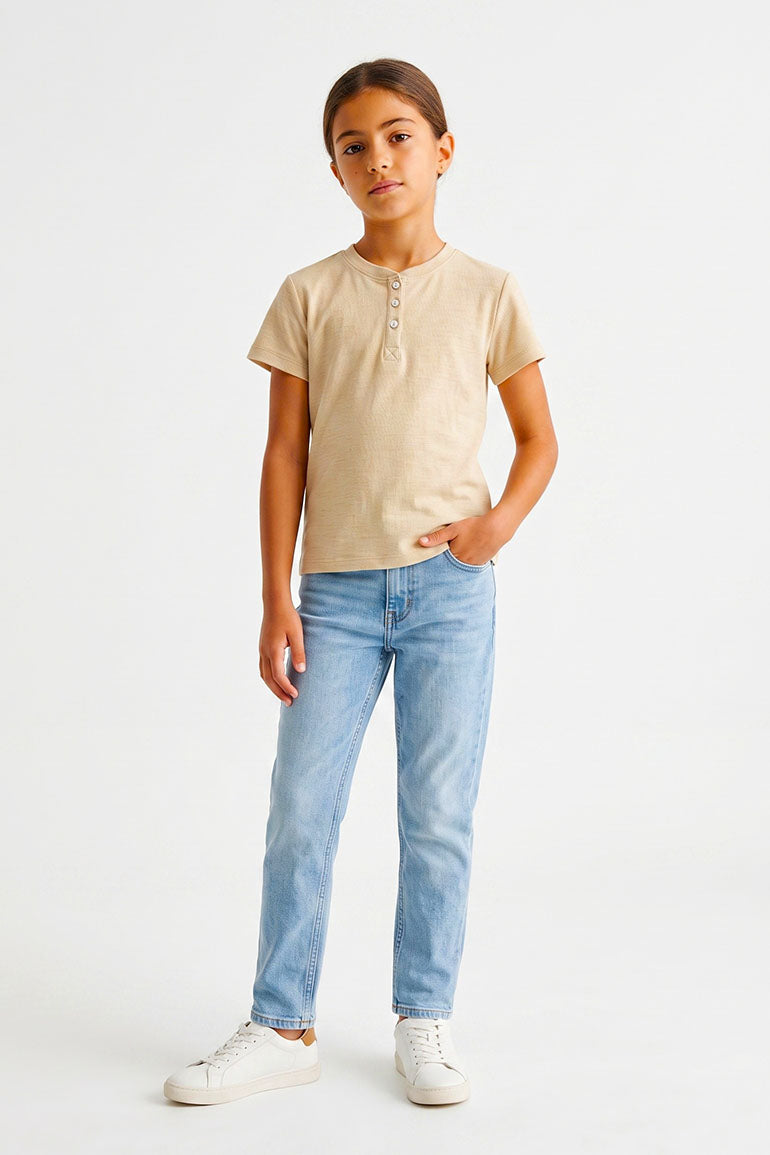 Solid T-Shirt For Girl