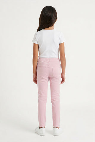 Slim Fit Cotton Pant For Girl