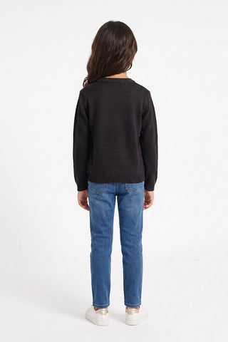 Solid Cardigan For Girl