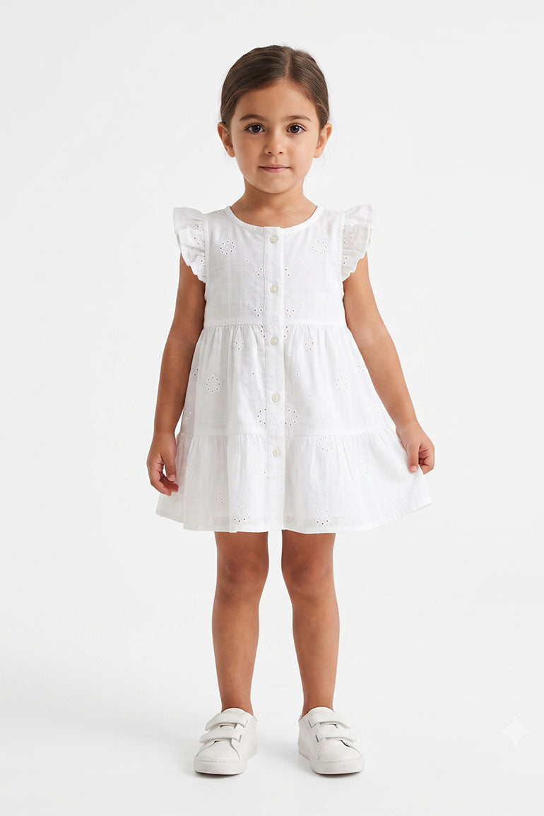 Embroidered Dress For Baby Girl
