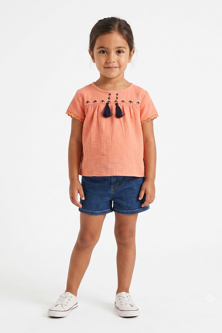 Printed Blouse For Baby Girl