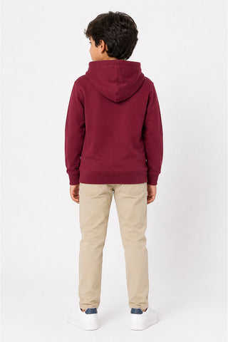 SLOGAN PULLOVER HOODIE FOR BOYS