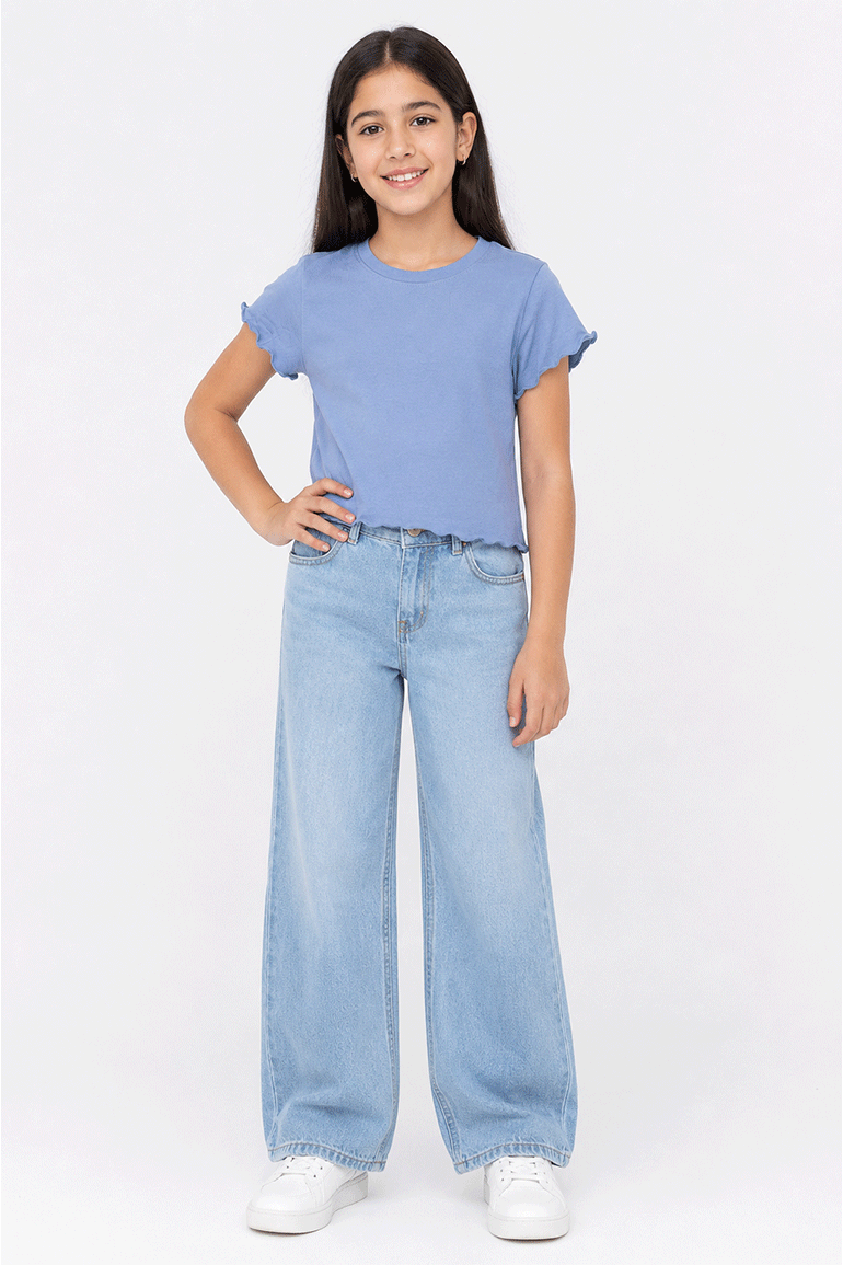 Solid T-Shirt For Girl