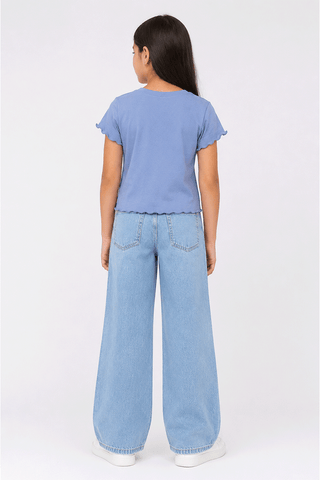 Solid T-Shirt For Girl