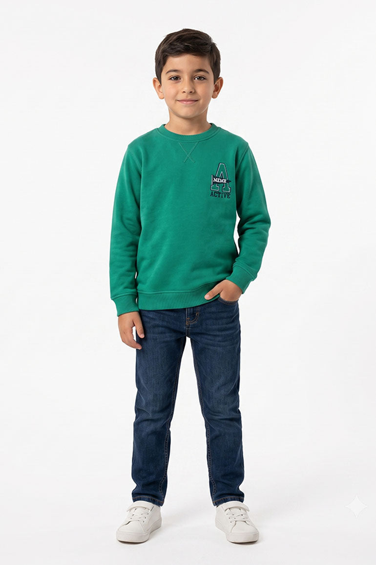 VARSITY LOGO SWEATSHIRT FOR BOYS