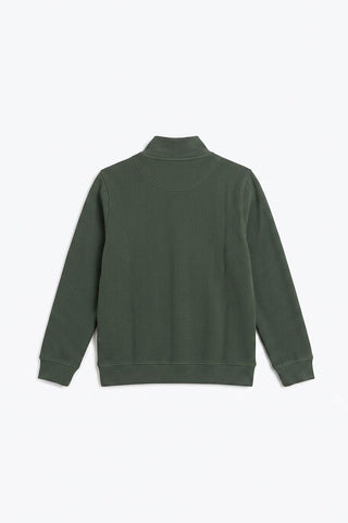 High-Neck Button Sweatshirt for Boys