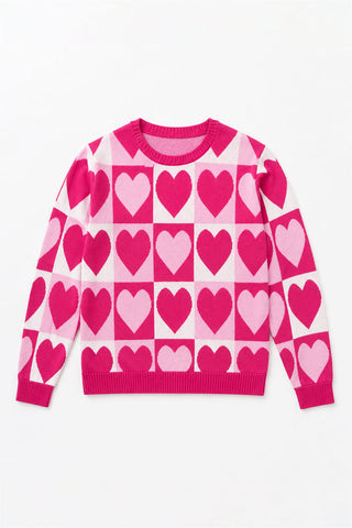 PRINTED KNIT SWEATER FOR GIRLS